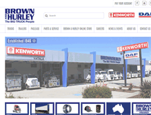 Tablet Screenshot of brownandhurley.com.au